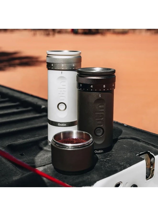 أووةن OutIn Fino Portable Electric Coffee Grinder Sand Stone White - Image 5